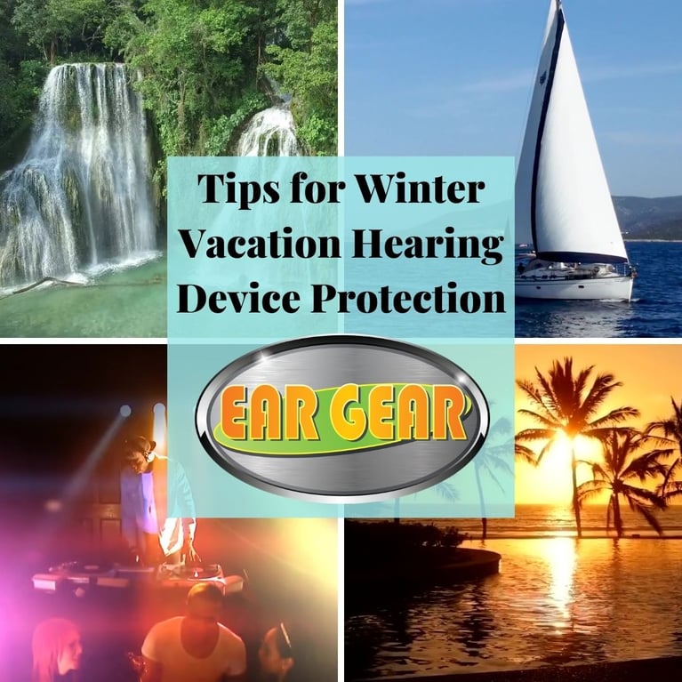 Tips for Winter Vacation Hearing Aid Protection: In the Resort, at the Beach or on the Water!